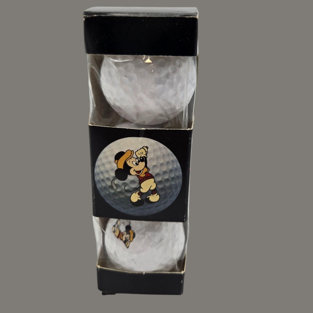 NIB NWOT Disney Mickey Mouse Maxfli Golf Balls Three Pack